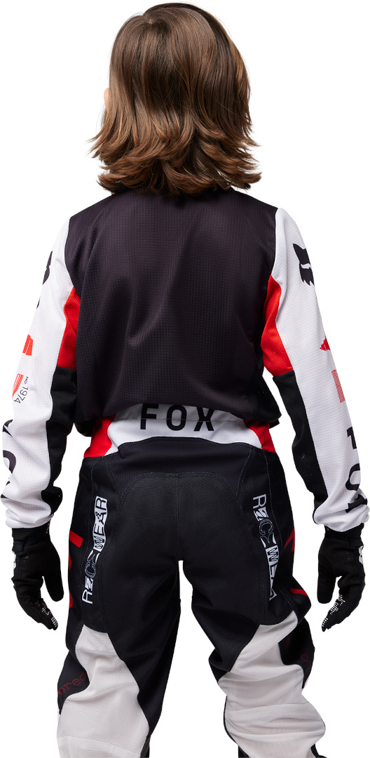 FOX 180 Race Spec Youth Motocross Jersey red YM Figure 2