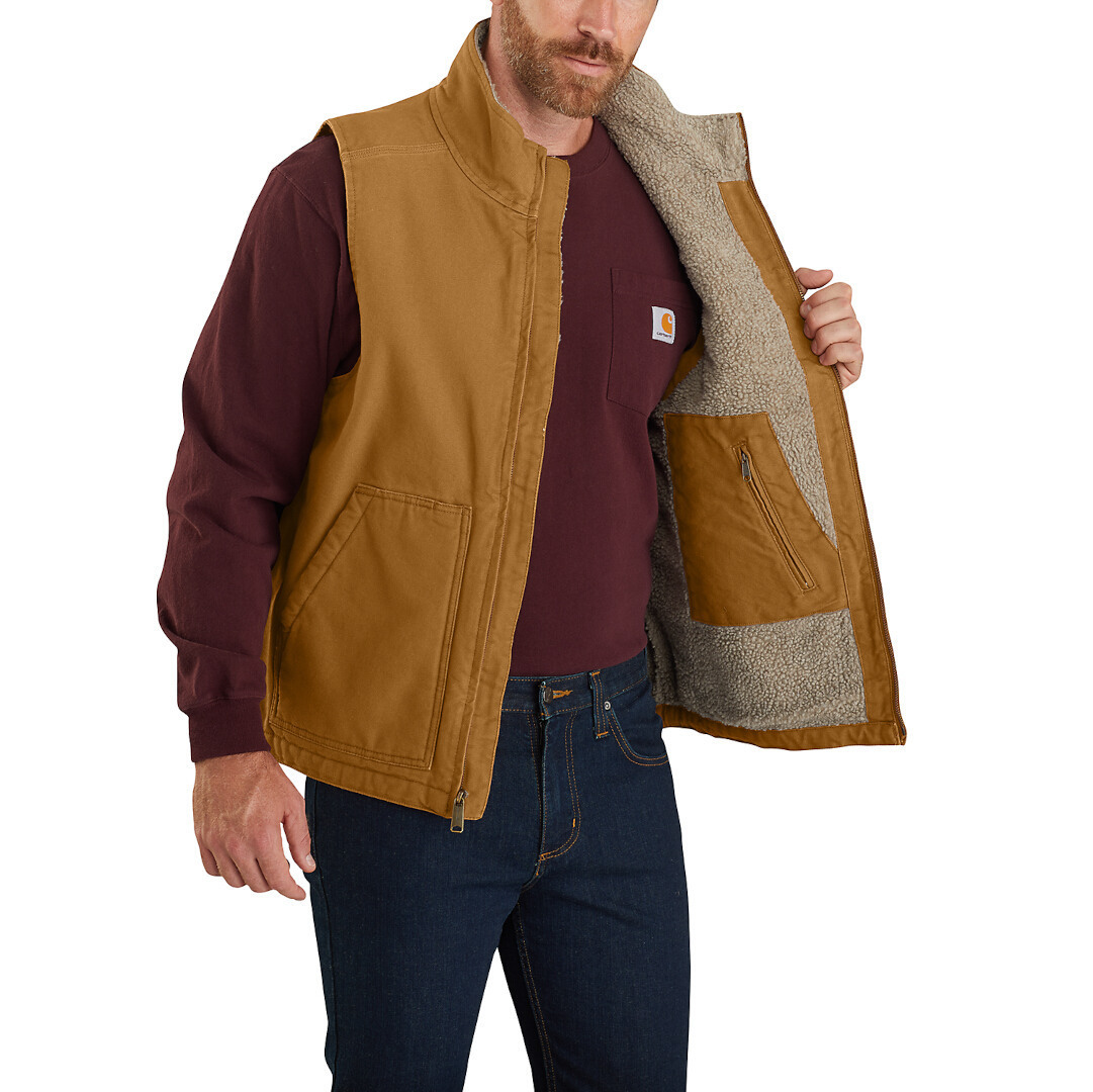 Carhartt Duck Mock Neck Vest Maro L Figura 2