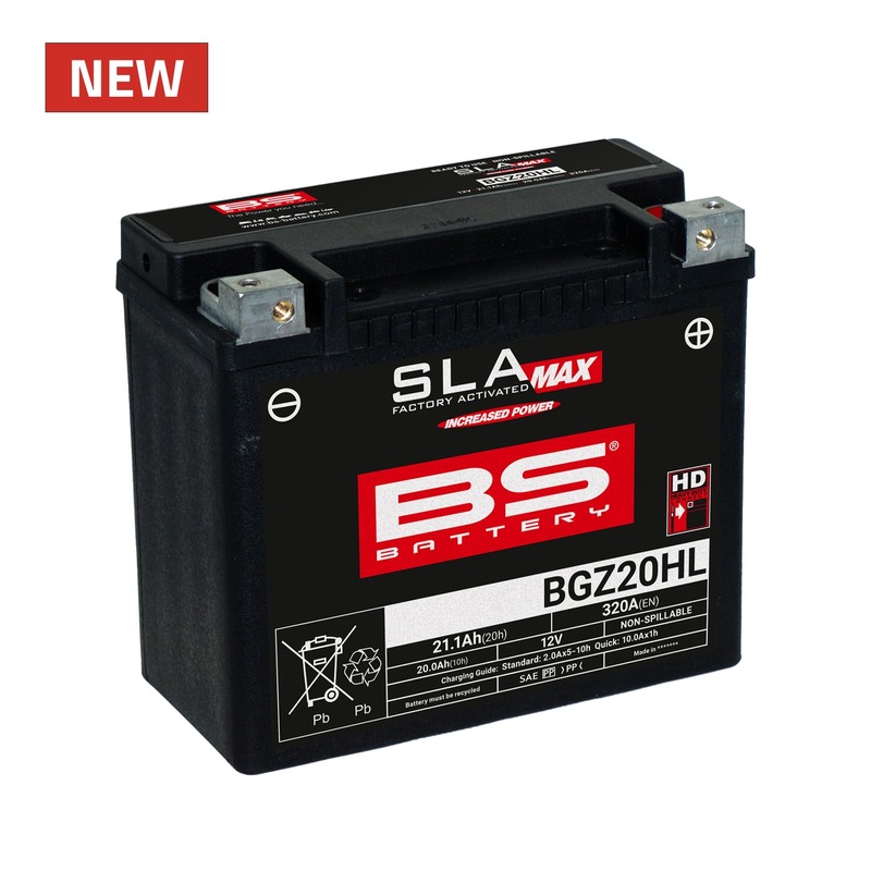 Bateria BS SLA Max Bateria Livre de Manutenção Factory Activated - BGZ20HL Figura 2