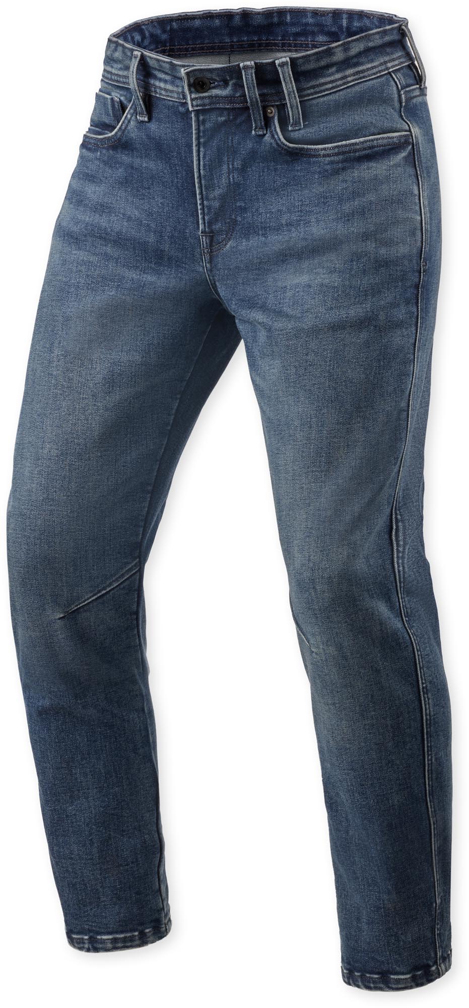Revit Detroit 3 Tapered Motorcykeljeans mørkeblå 34/30 Figur 1