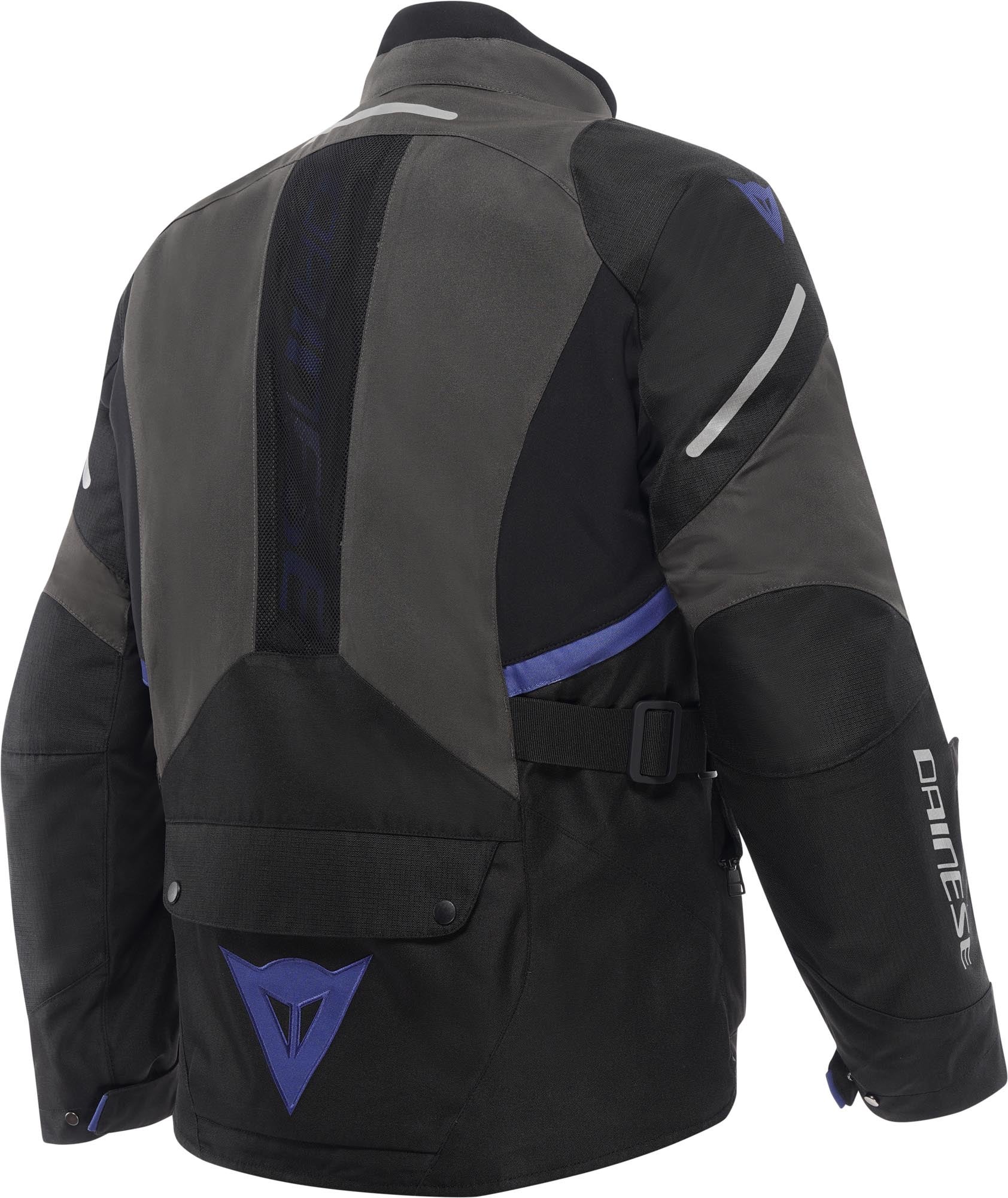 Dainese Tempest 4 D-Dry Textilní bunda pro motocykl černá/modrá 54 Obrázek 2