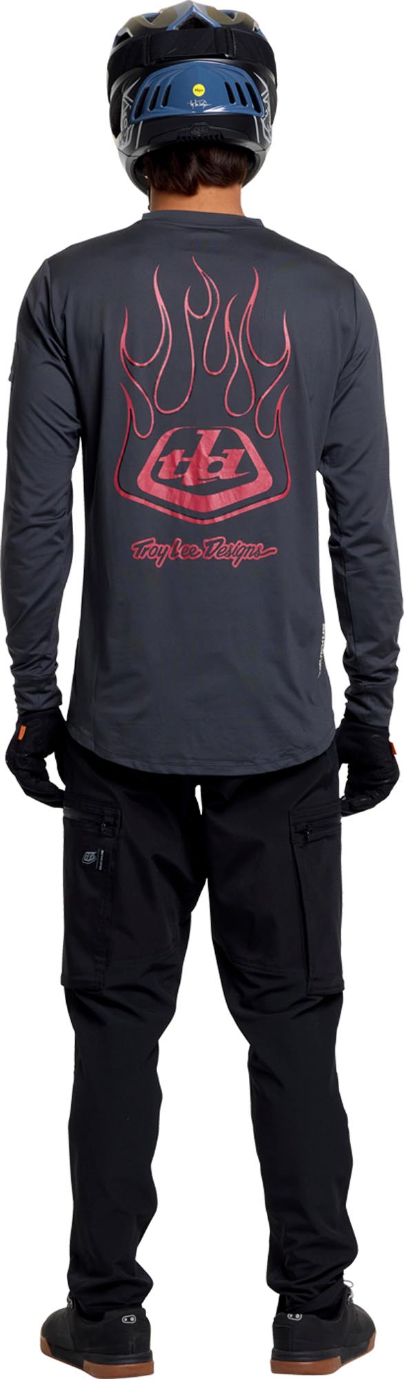 Troy Lee Designs Ruckus Ride Ember Bicycle Jersey M Figure 11