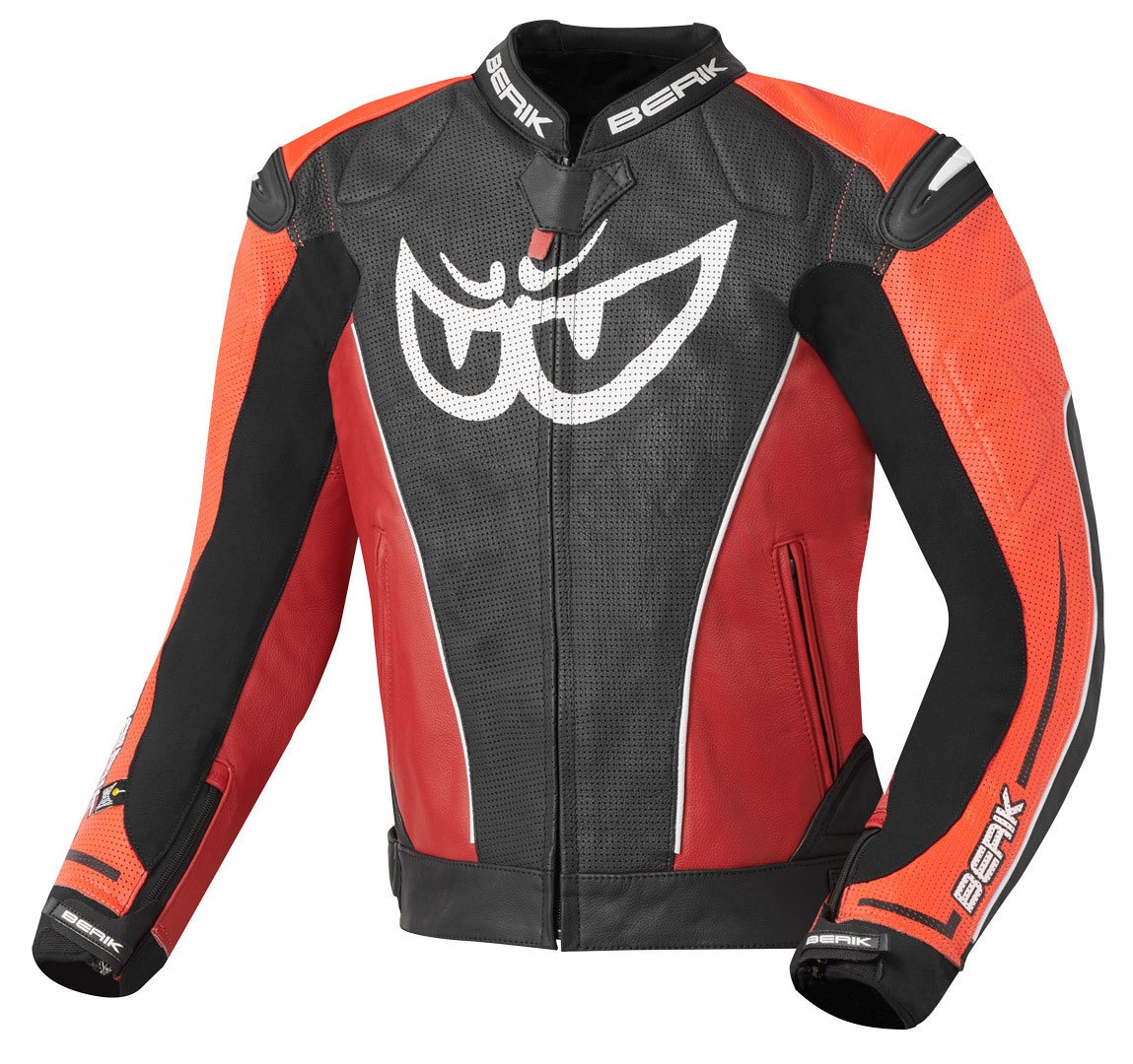Berik Street Motorcycle Leather Jacket-image-522037128
