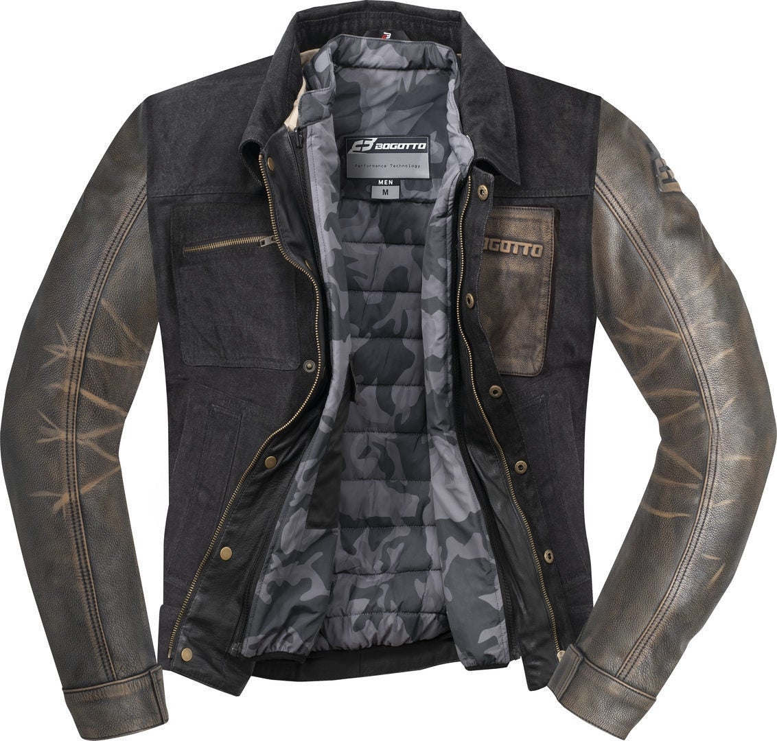 Bogotto Bullfinch Motorcycle Leather/Textile Jacket XXL Figure 6