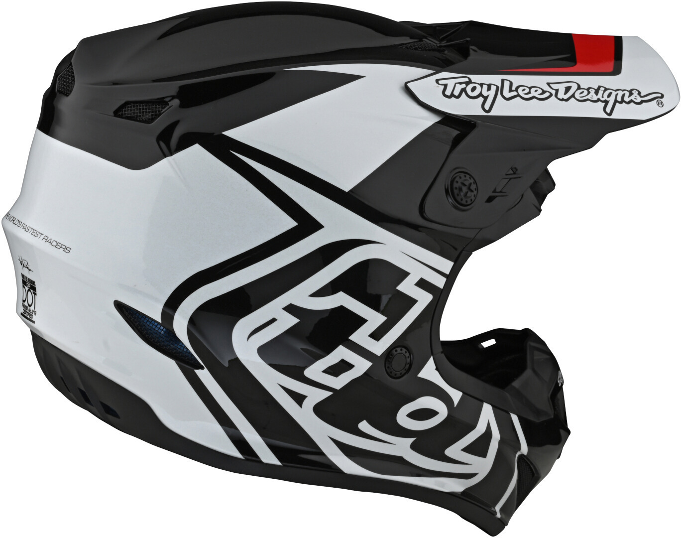 Troy Lee Designs GP Overload Motorcross helm zwart/wit S Figuur 5