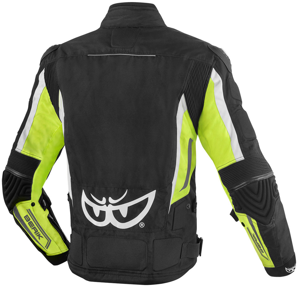 Berik Endurance Waterproof Motorcycle Textile Jacket black/white/yellow 60 Figure 2