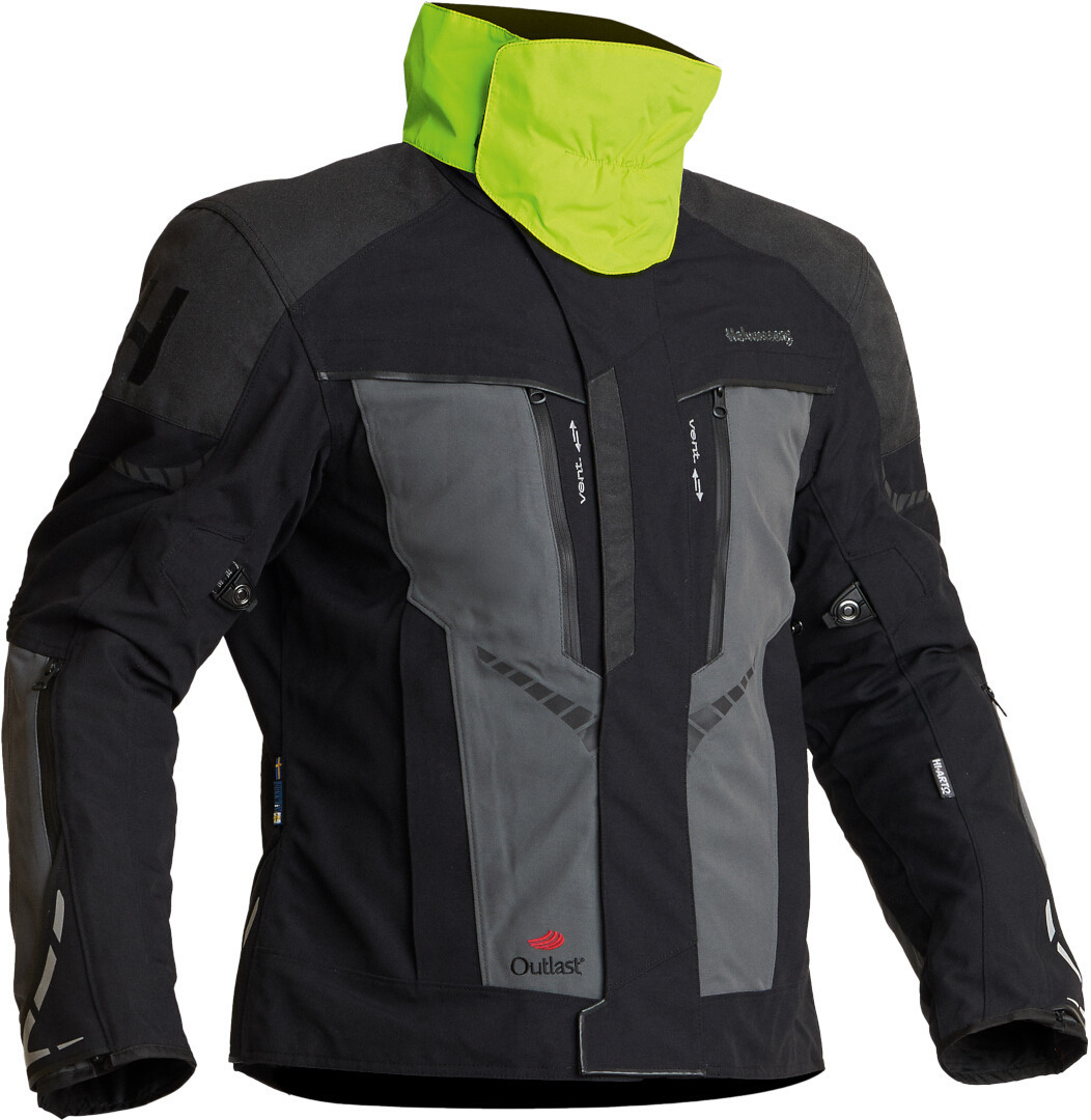 Halvarssons Vansbro waterproof Motorcycle Textile Jacket black/grey 62 Figure 5