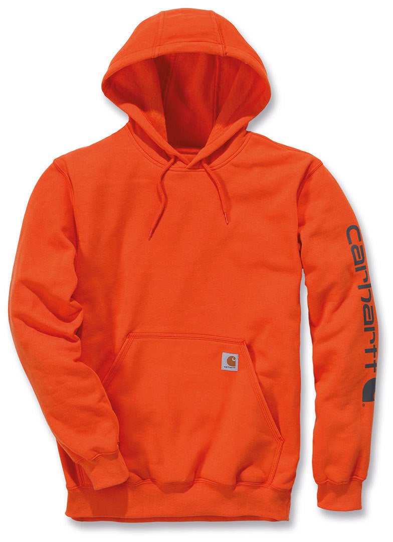 Carhartt Midweight Sleeve Logo Capuche orange M Figure 1