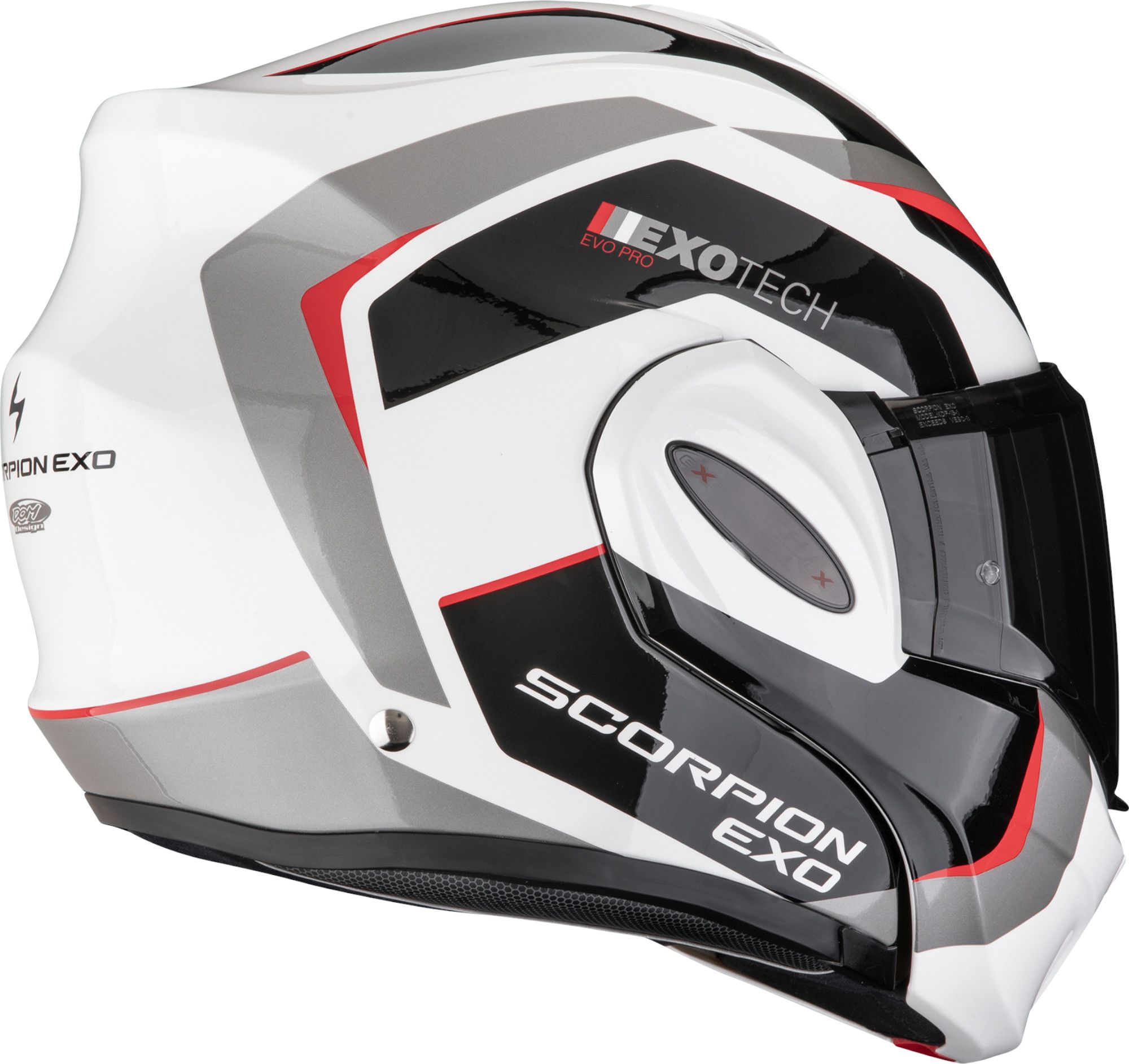 Scorpion Exo-Tech Evo Pro Acuti Casque modulable Blanc/Noir/Rouge M (57/58) Figure 3
