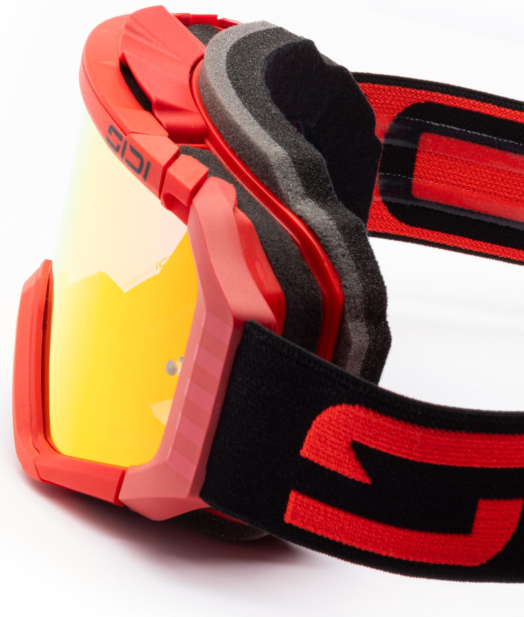Sidi Fulmen Mirror Motocross-lasit punainen/punainen/musta Kuva 4