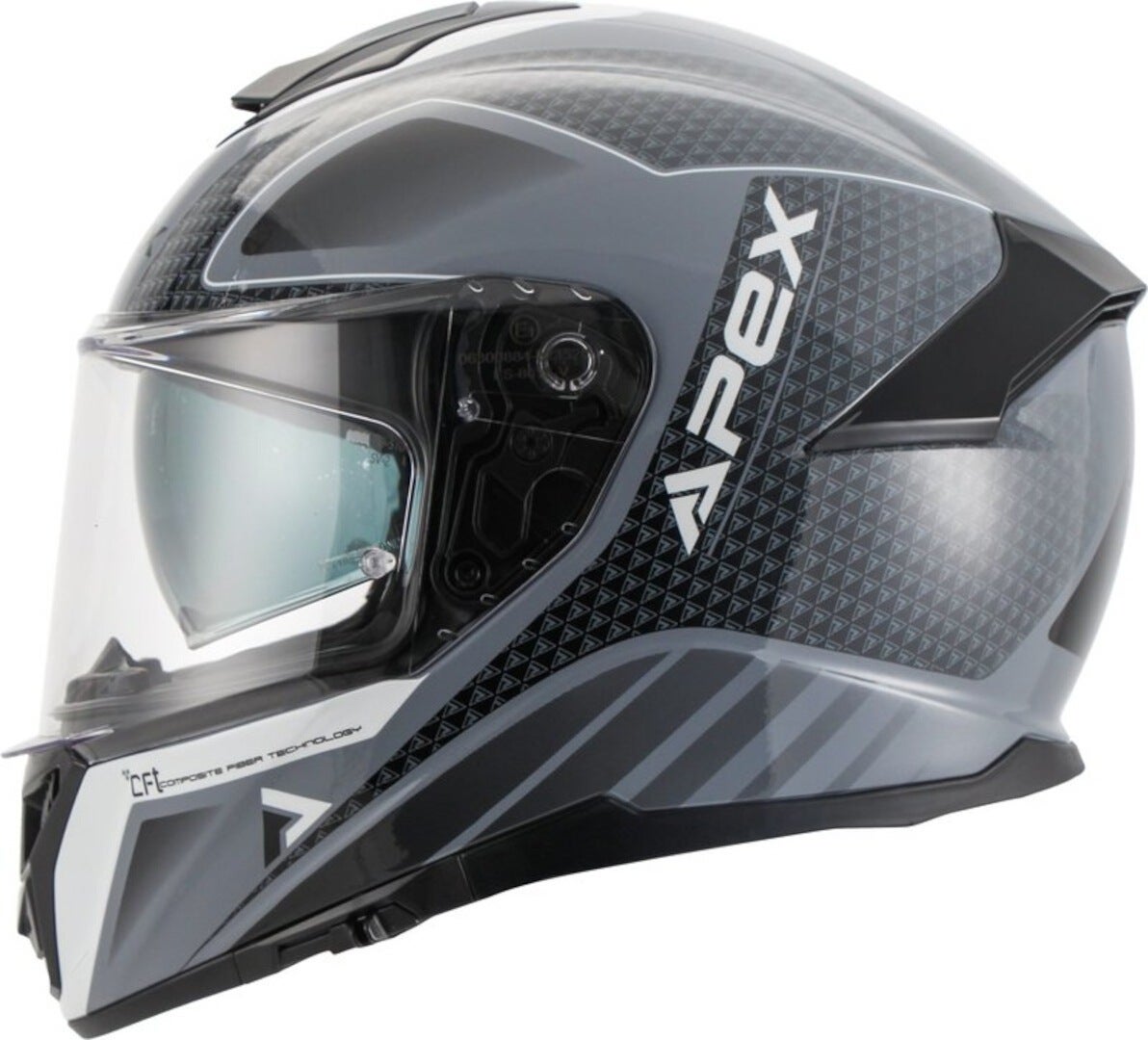 APEX FT300 New York Přilba Černá/šedá XXL (63/64) Obrázek 1