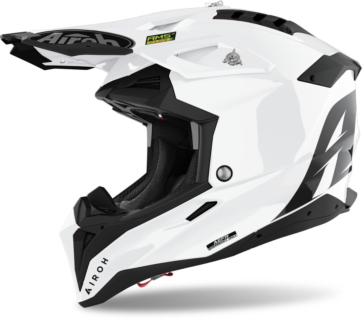 Airoh Aviator 3 Color Motocross Helm weiß S (55/56) Abbildung 1