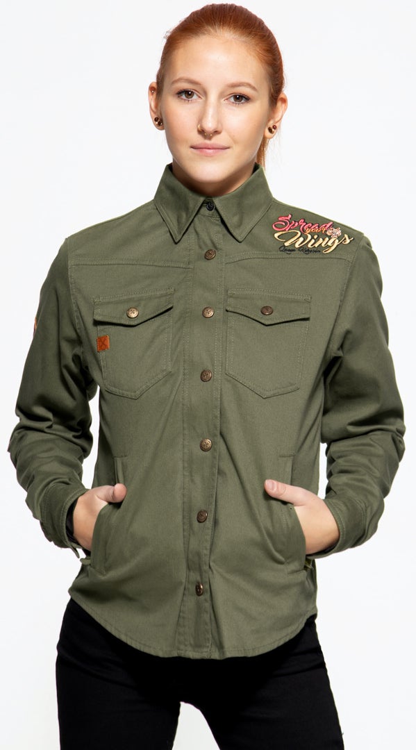 Queen Kerosin Spread your Wings Camisa feminina L Figura 2
