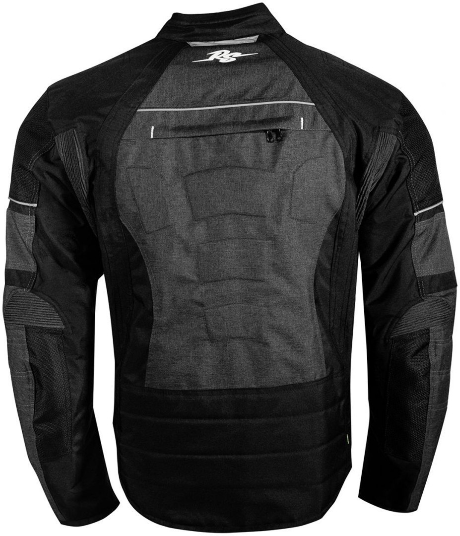 Rusty Stitches Romeo Motorcycle Textile Jacket black/grey/white L Figure 2