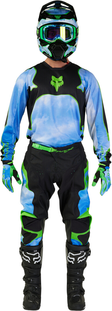 FOX 180 Atlas Motocross trøje sort/grøn L Figur 2