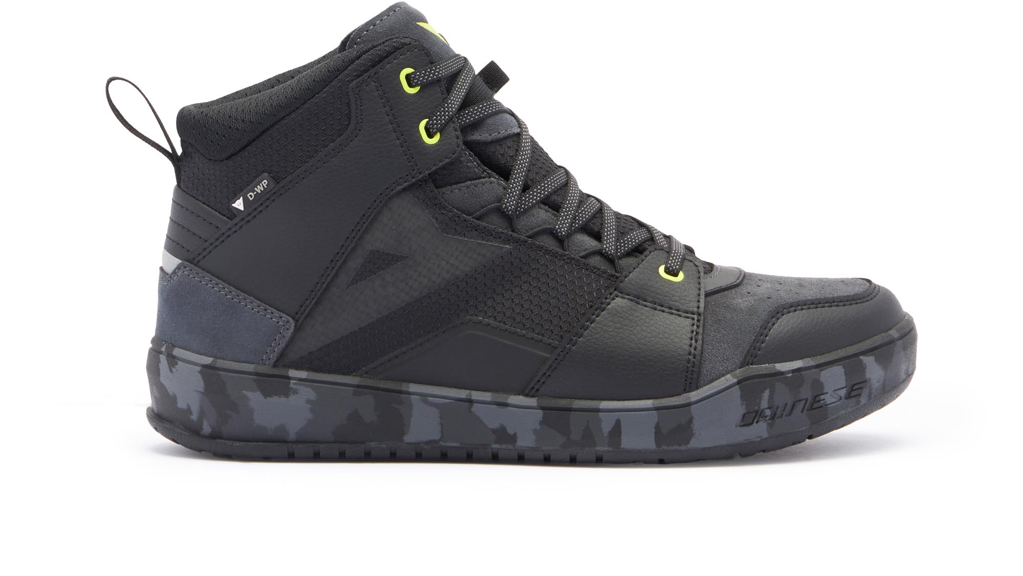 Dainese Suburb D-WP 2.0 waterdichte motorschoenen zwart/grijs/geel 47 Figuur 2