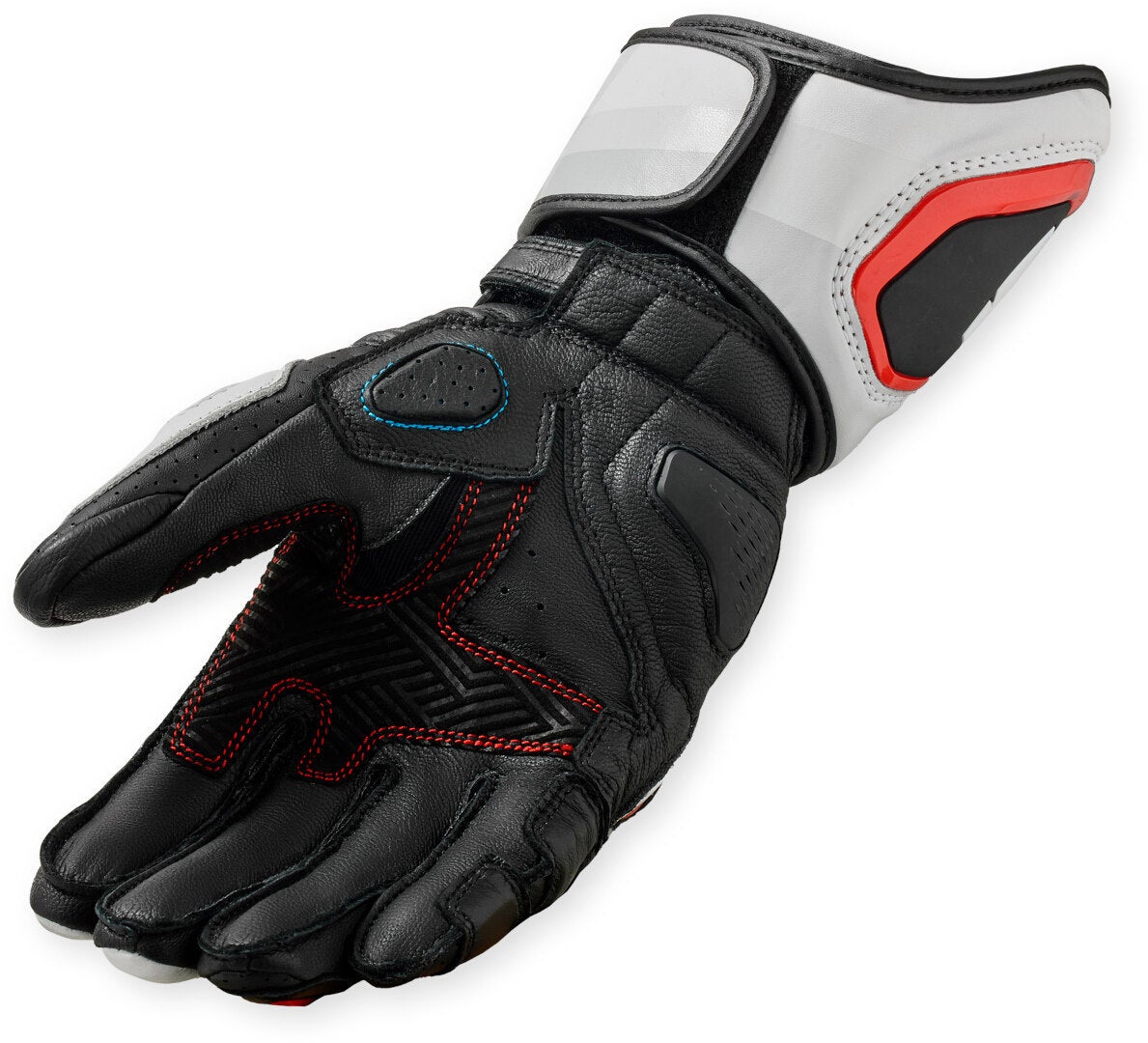 Revit Quantum 3 Gants de moto Noir/Blanc/Rouge néon M Figure 2