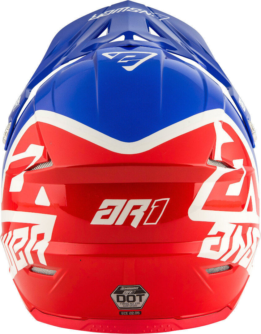 Answer AR-1 Voyd Casco Motocross rosso/bianco/blu M (57/58) Figura 2