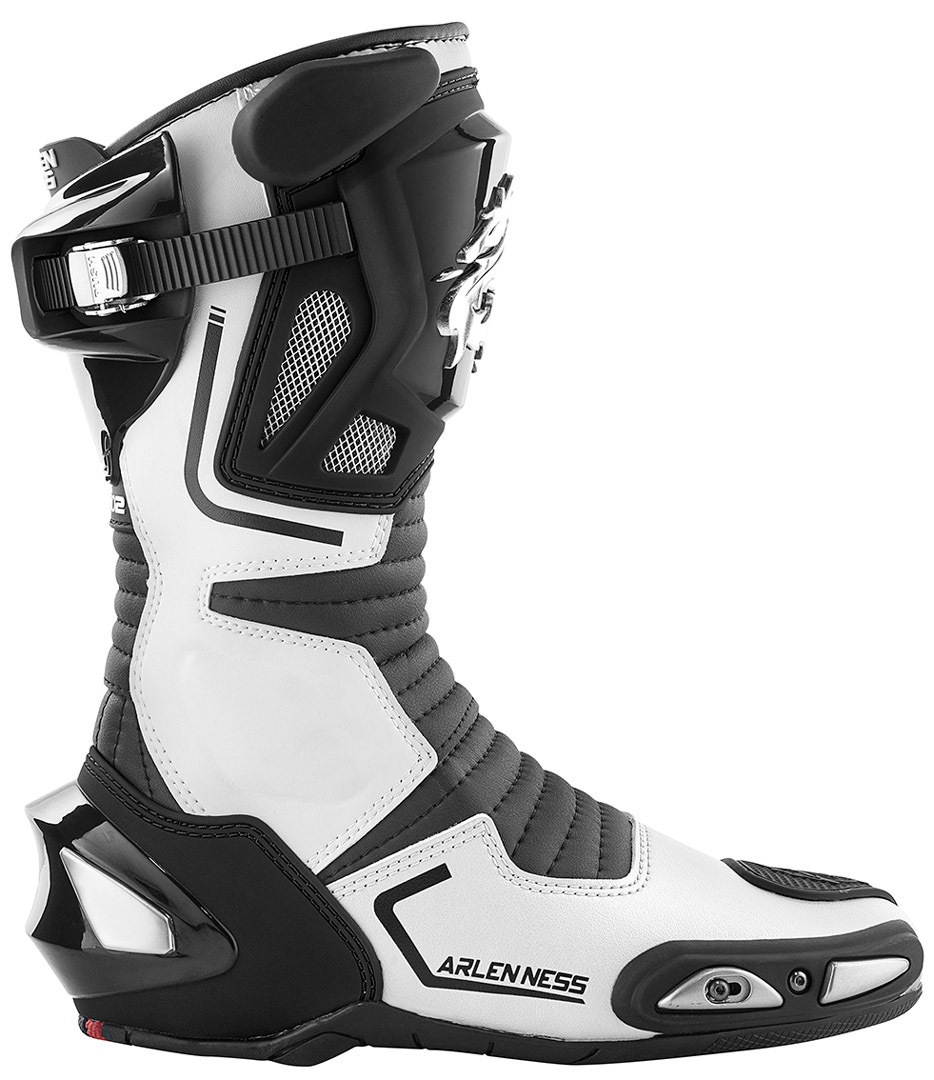 Arlen Ness Sugello Motorcycle Boots black/white 43 Figure 2