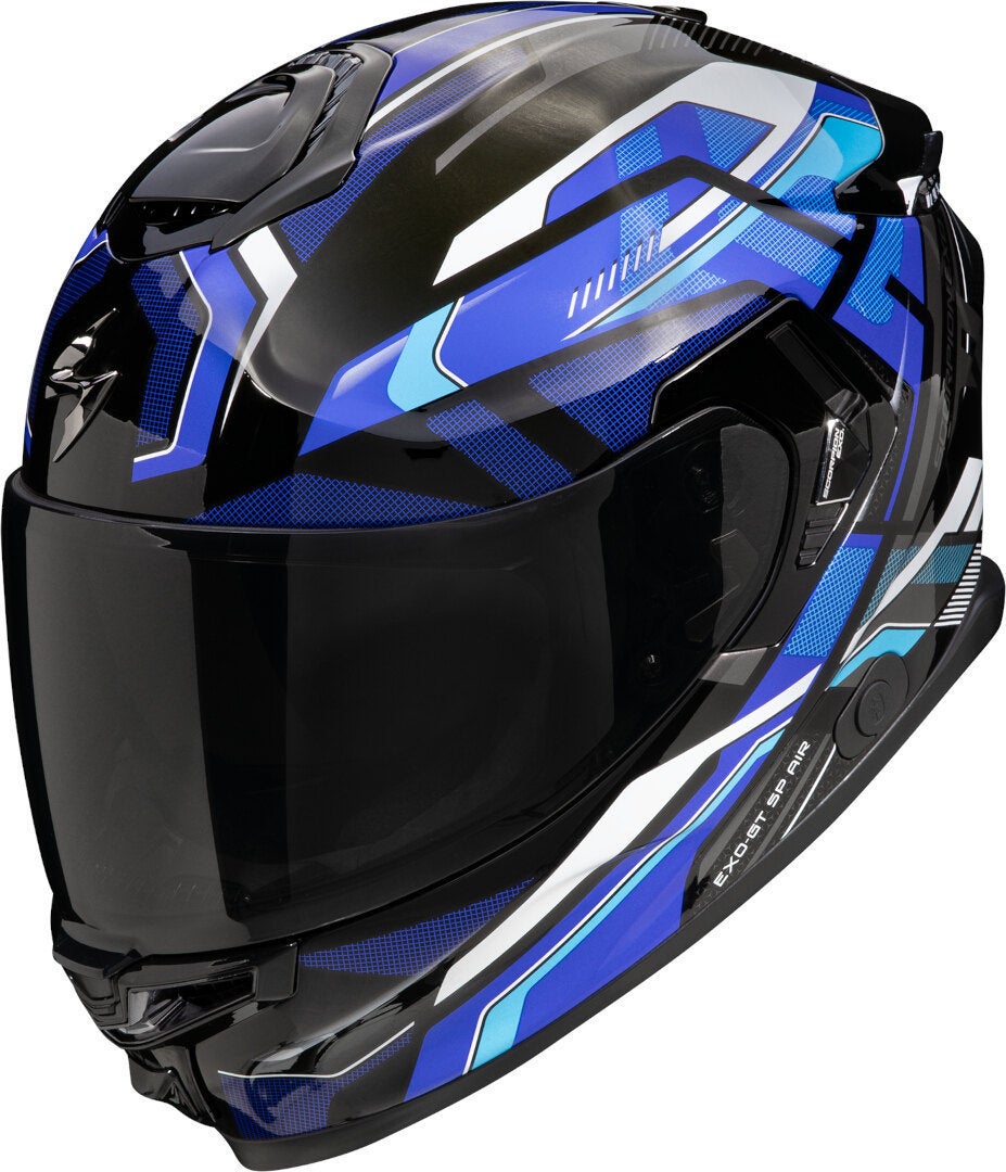 Scorpion EXO-GT SP Air Augusta Přilba Černá/šedá/modrá XL (60/61) Obrázek 1