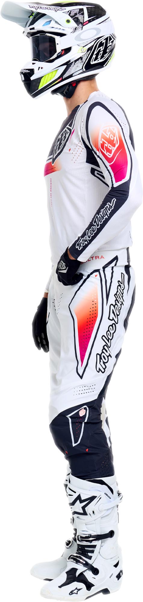 Troy Lee Designs SE Ultra Proton Motocross Hose weiß 36 Abbildung 15