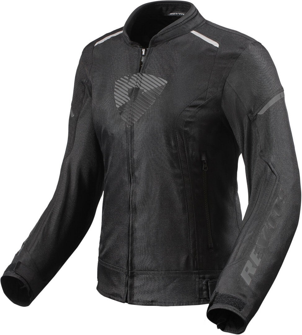 Revit Sprint H2O Dame motorcykel tekstiljakke sort/mørkegrå 38 Figur 1