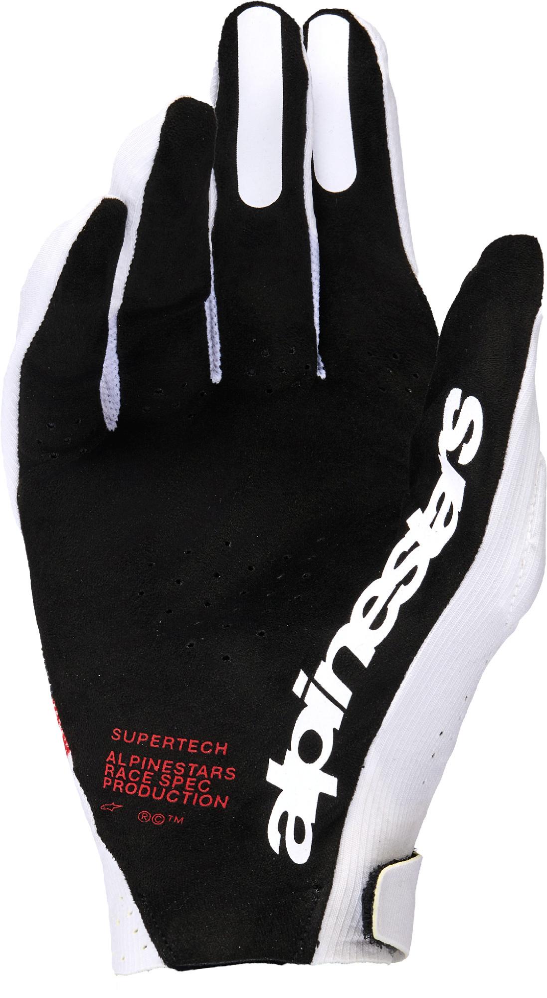 Alpinestars Supertech 2026 Motocross handsker hvid/sort/rød 4XL Figur 2