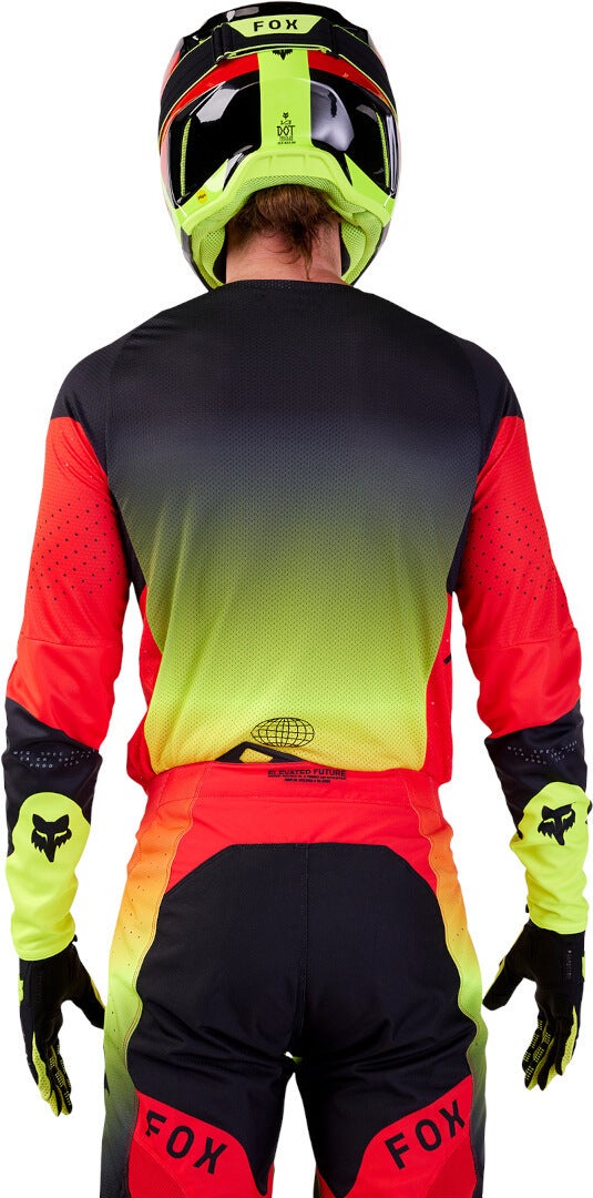 FOX 360 Revise Motocross trøje rød/gul/sort M Figur 4
