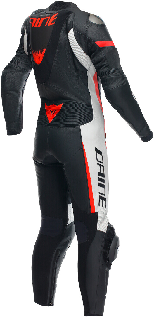 Dainese Grobnik Costum de piele de motocicletă pentru femei perforate într-o singură piesă Negru/Alb/Roșu 46 Figura 2