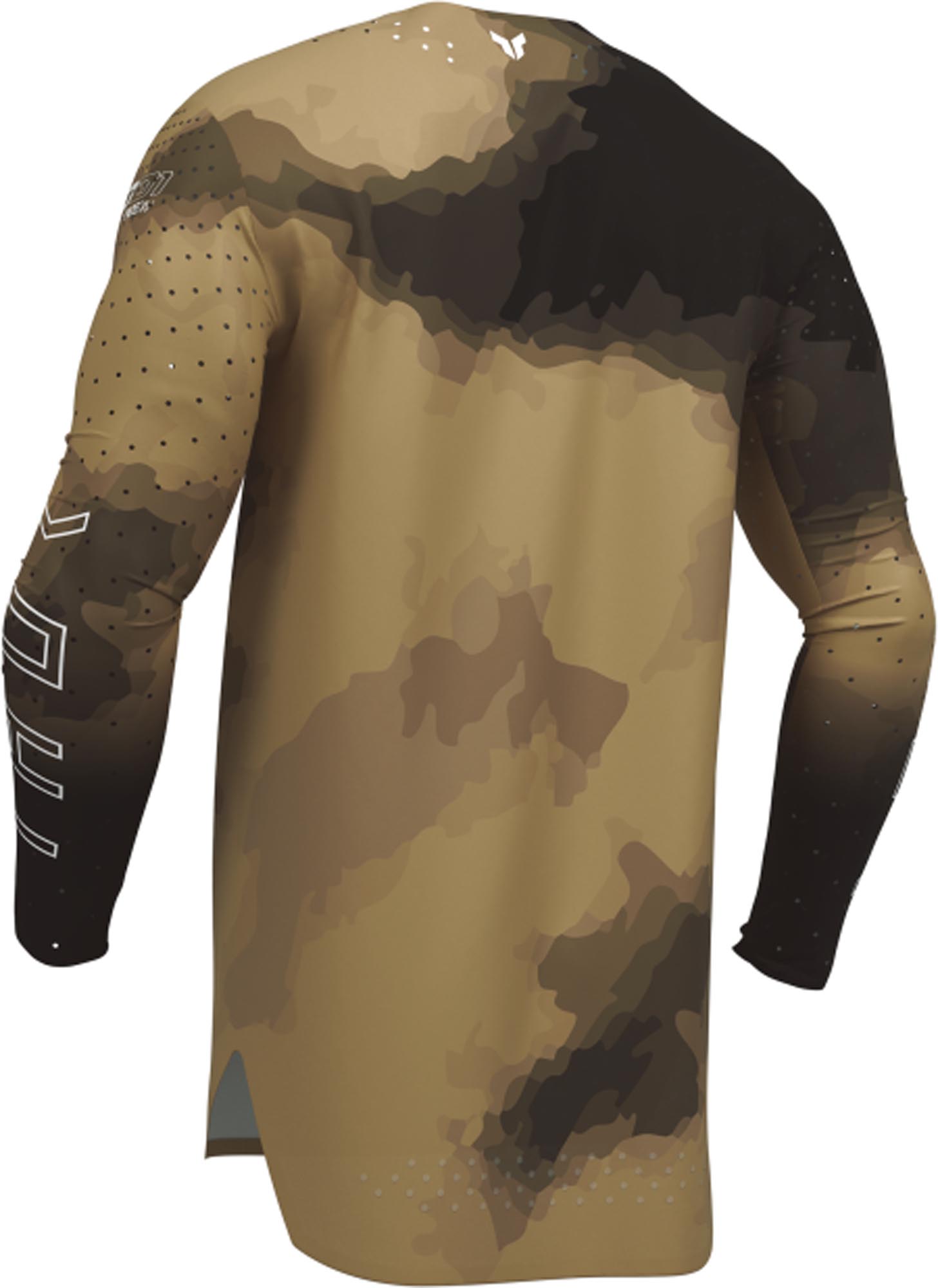 Thor Sportmode Carbon Motocrosstrøje Sort/kobber S Figur 4