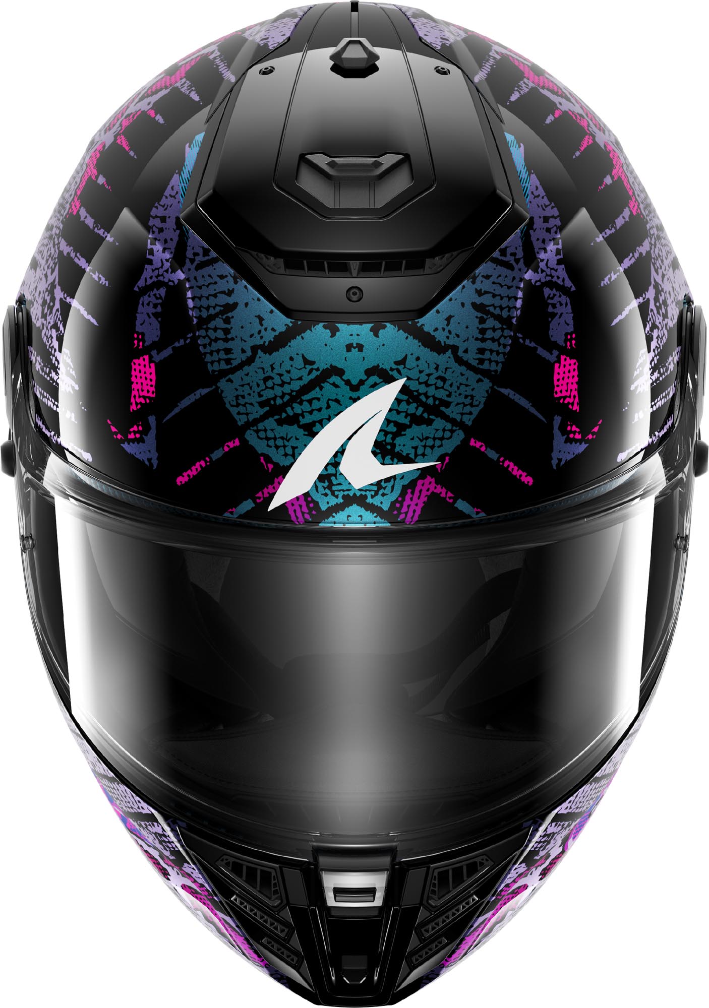 Shark Spartan RS Reptaia Hjälm Svart/Blå/Lila S (55/56) Figur 3