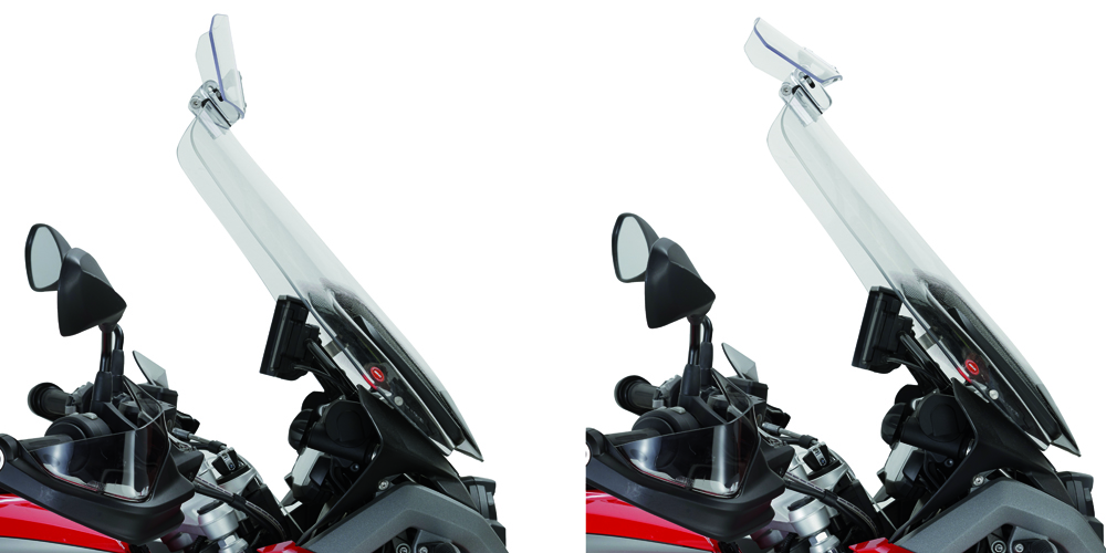 GIVI Universal Scheiben-Aufsatz transparent mit Halter Figur 3