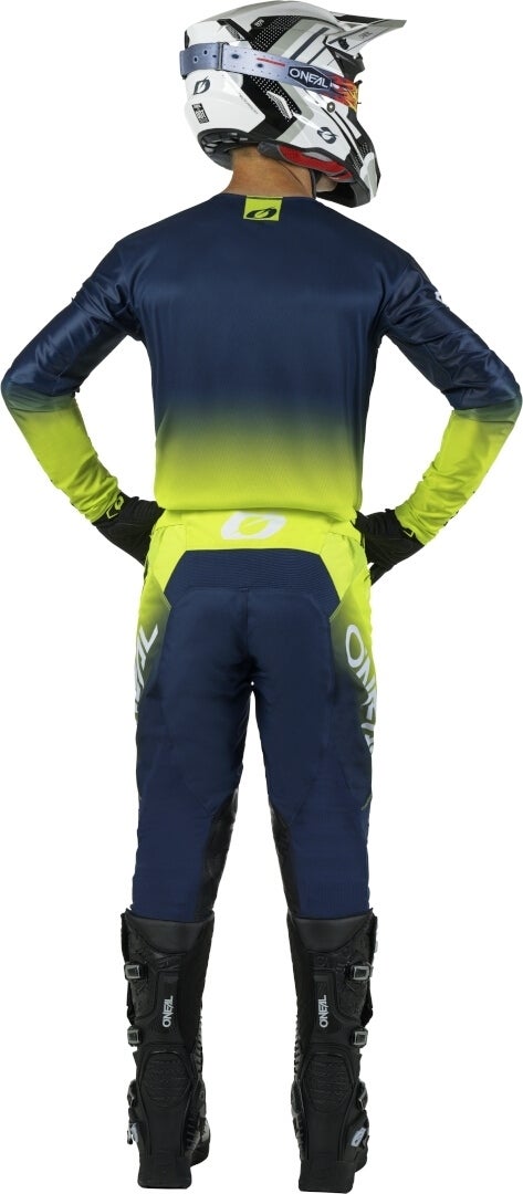 Oneal Mayhem Hexx Pantaloni da motocross blu/neon-giallo 34 Figura 4