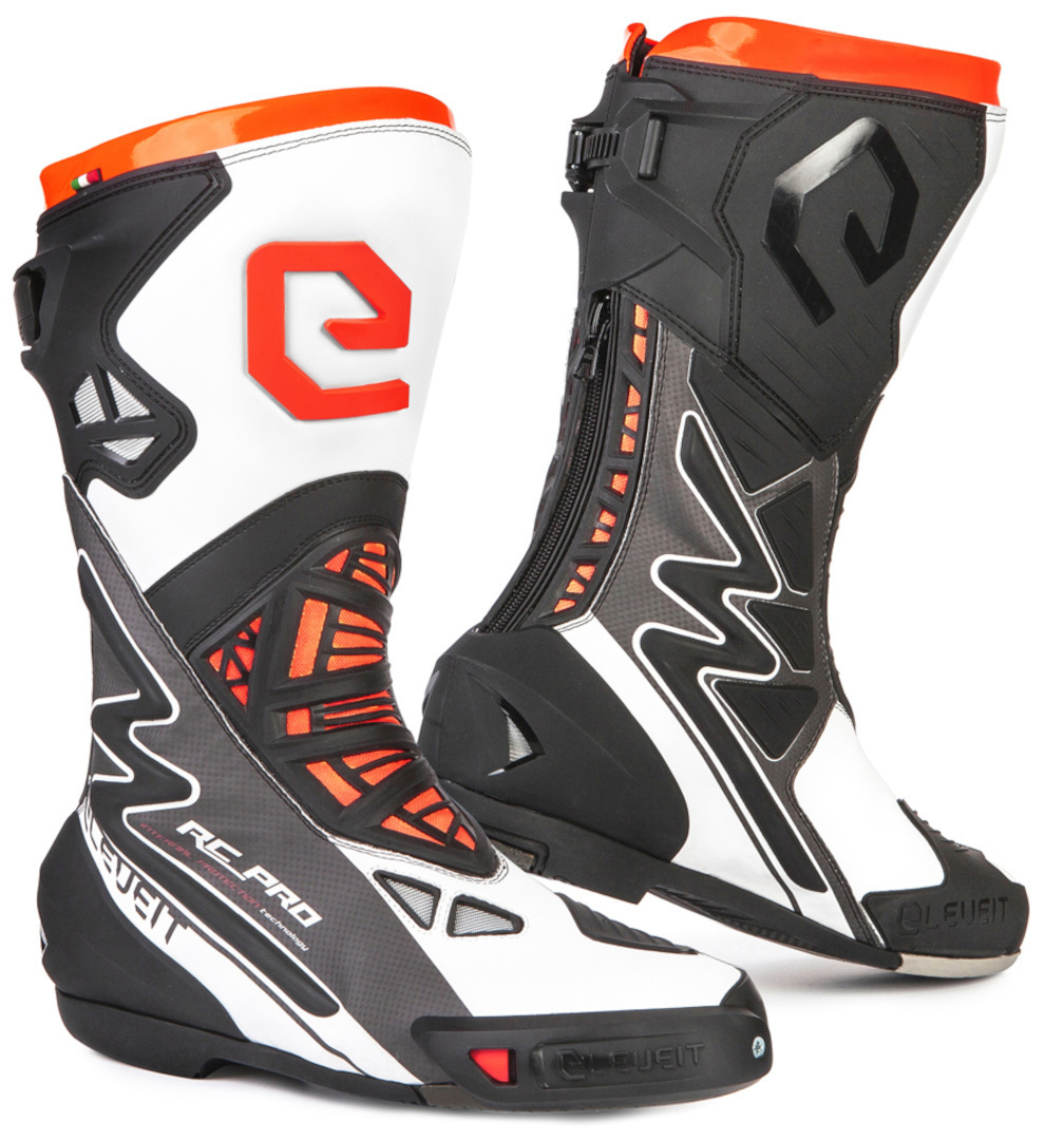 Eleveit RC Pro Motorcycle Boots white/orange 43 Figure 1