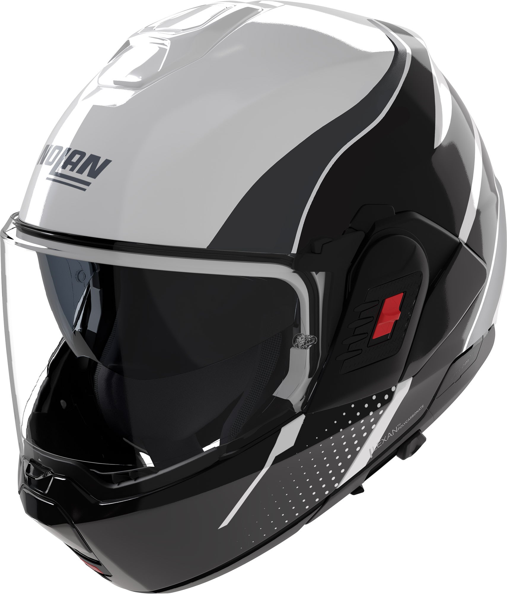 Nolan N120-1 Fluente Helm zwart/wit XXL (64) Figuur 1
