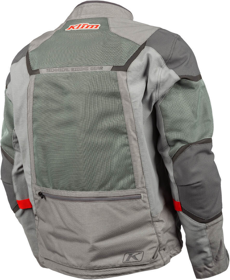 Klim Baja S4 Motorrad Textiljacke hellgrau/rot M Abbildung 6