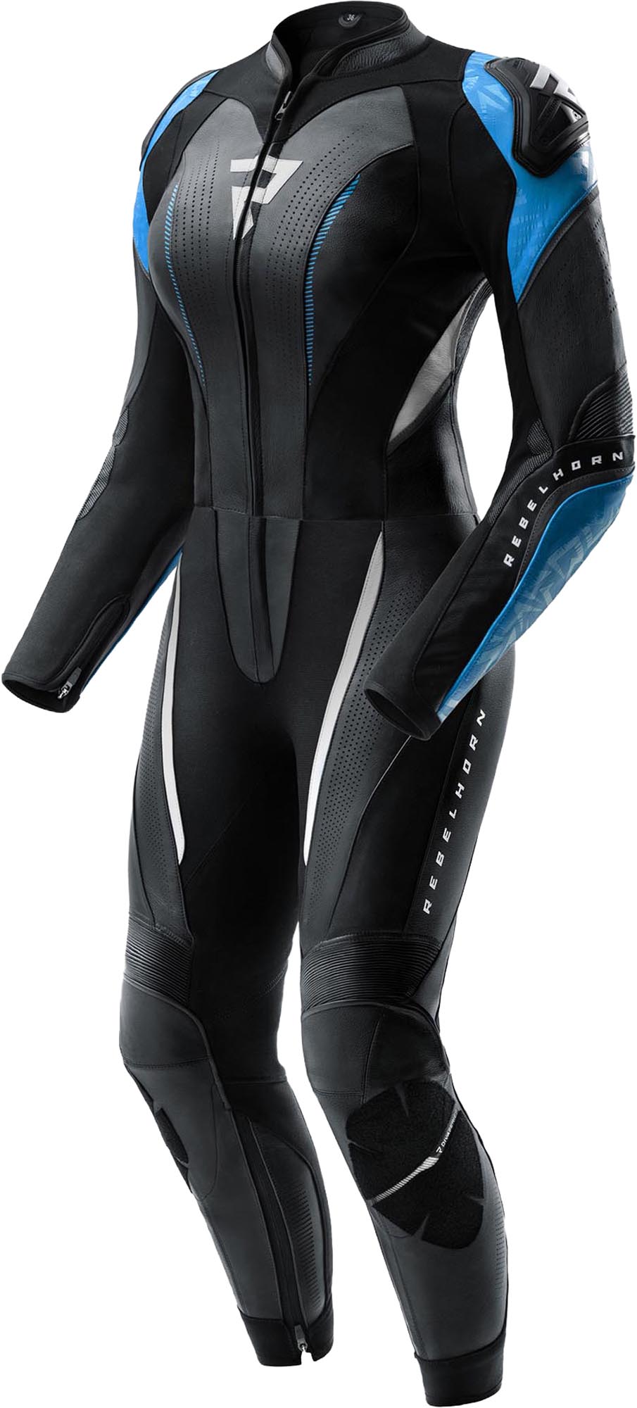 Rebelhorn Diva Ladies Motorcycle Leather Pants black/white 46 Figure 11