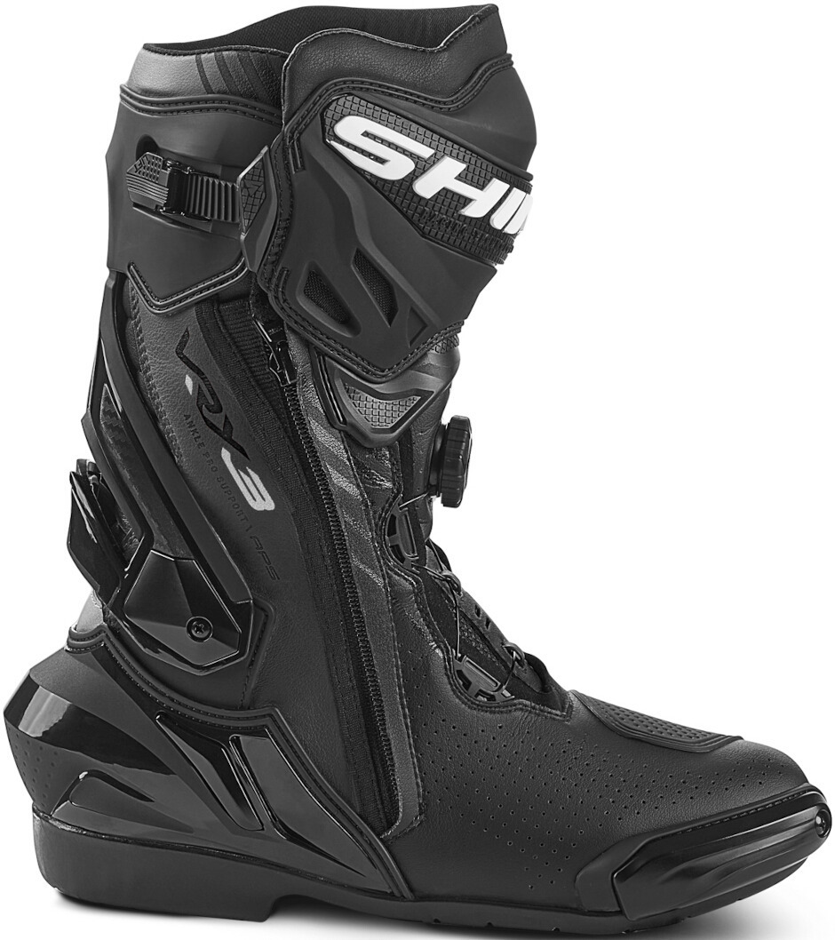 SHIMA VRX-3 perforerede motorcykelstøvler Sort/hvid 42 Figur 3