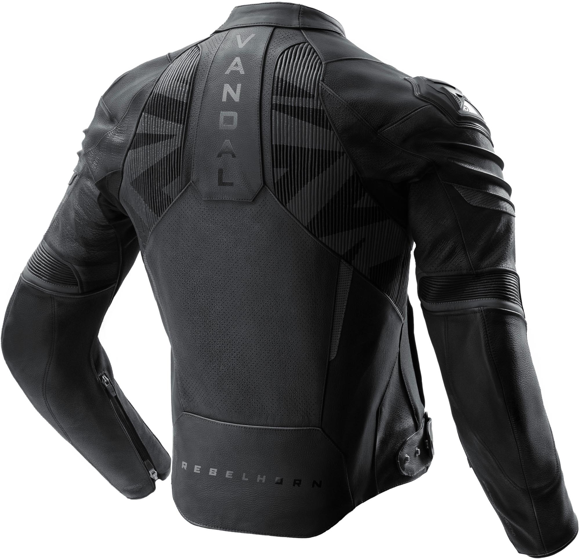 Rebelhorn Vandal 2 Motorcycle Leather Jacket black 56 Figure 2