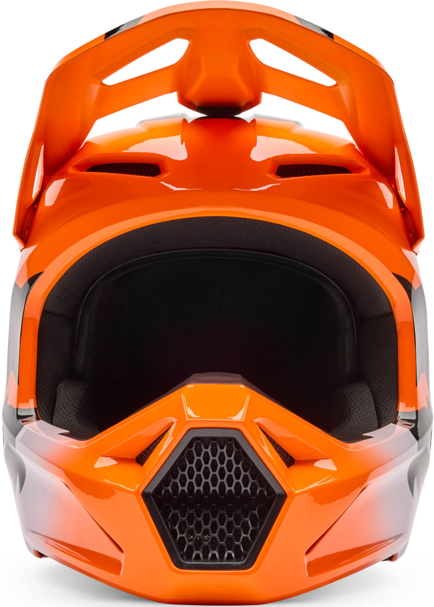 FOX V1 Shield Casque de motocross pour jeunes orange Y/M (51/52) Figure 3