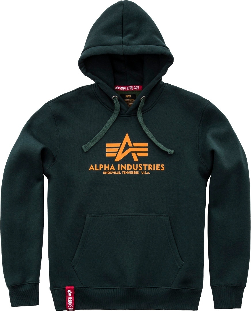 Alpha Industries Basic Hoodie Verde escuro 3XL Figura 1