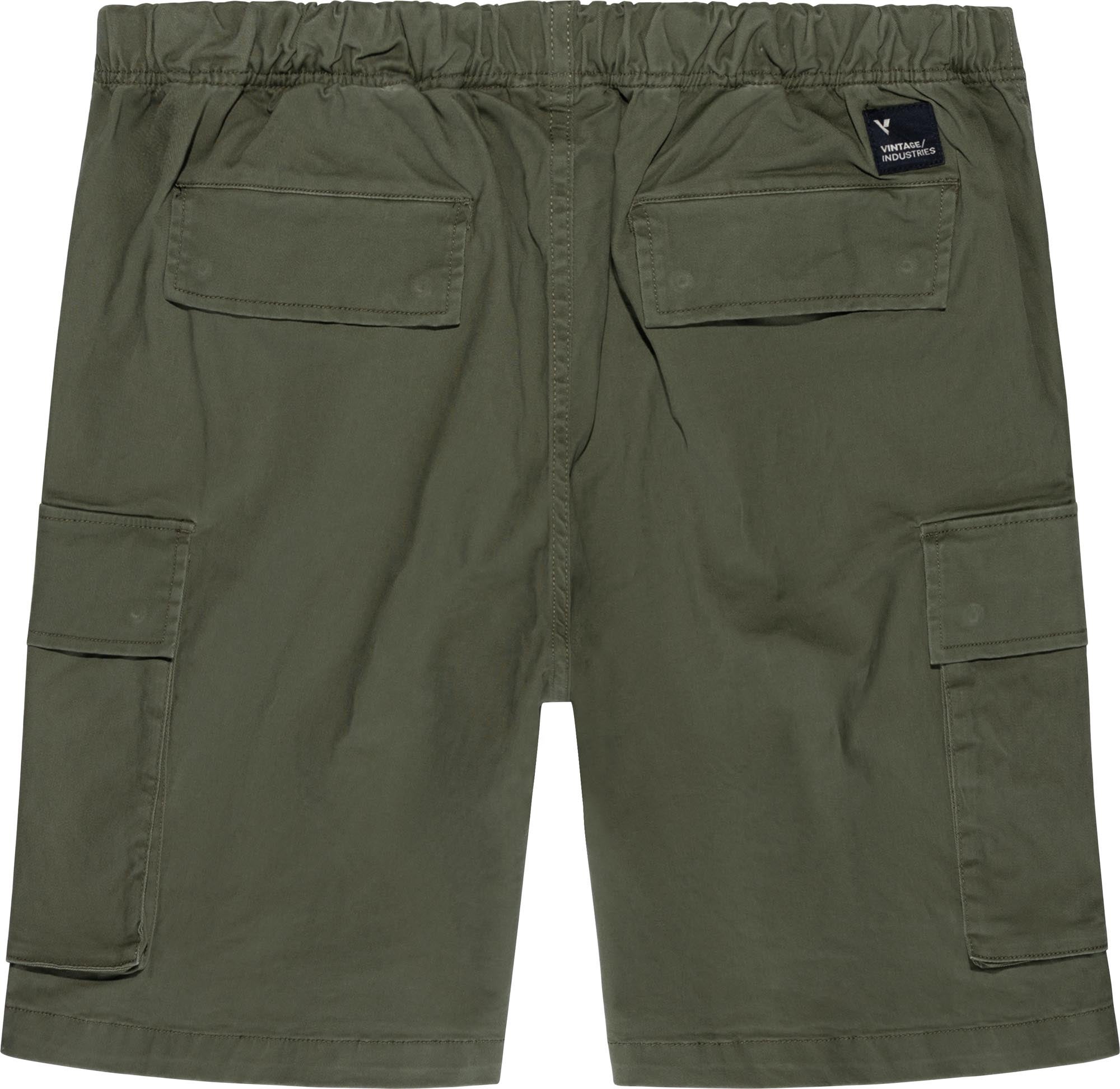 Vintage Industries Utility Shorts Dark Olive M Figure 2