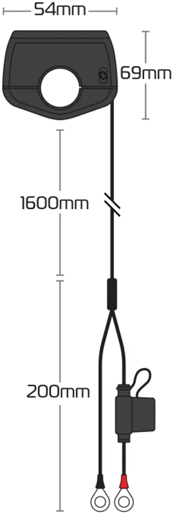 Oxford Slimline USB Type A/Type C 3.0 Charging Kit Figure 4