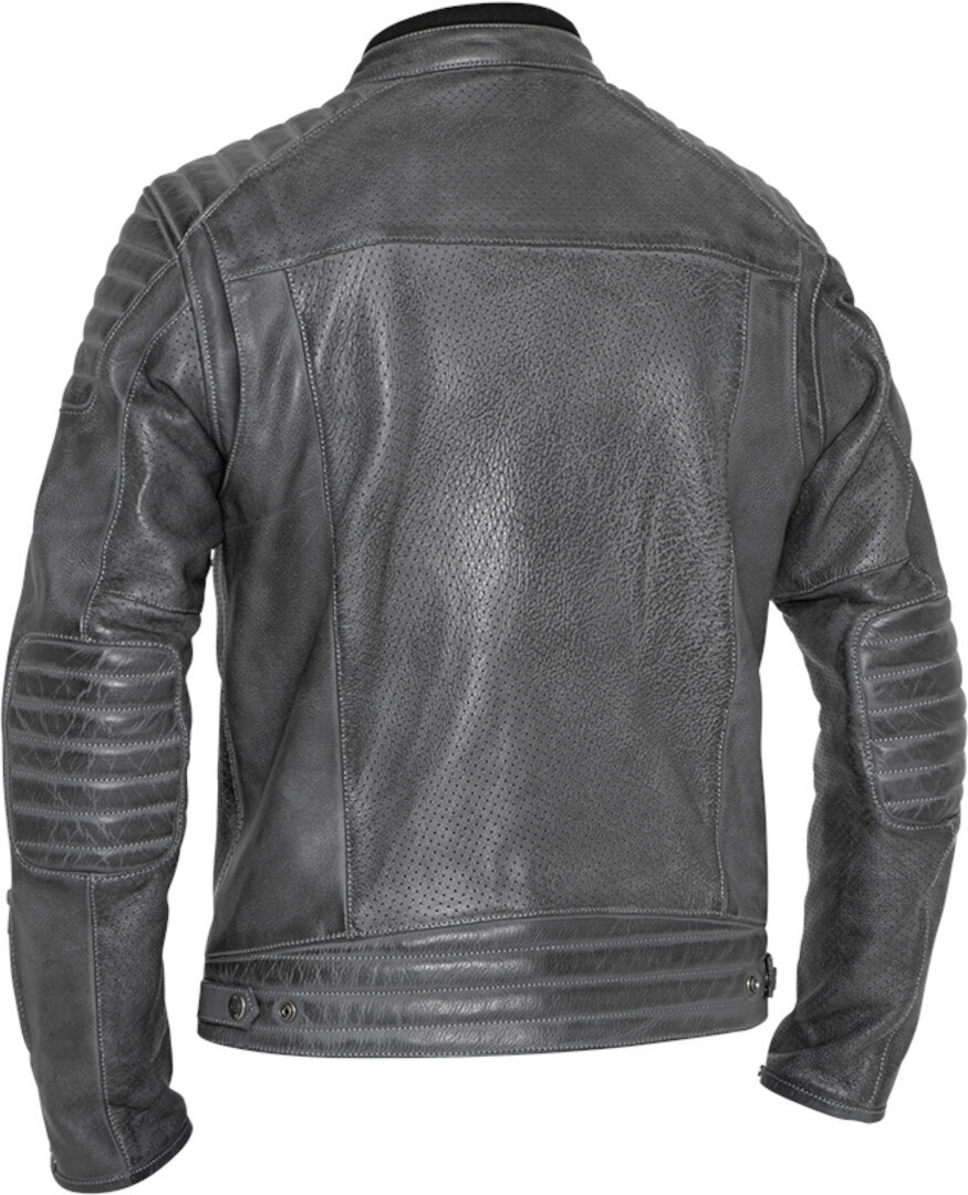 John Doe Storm Motorrad Lederjacke grau 5XL Abbildung 4