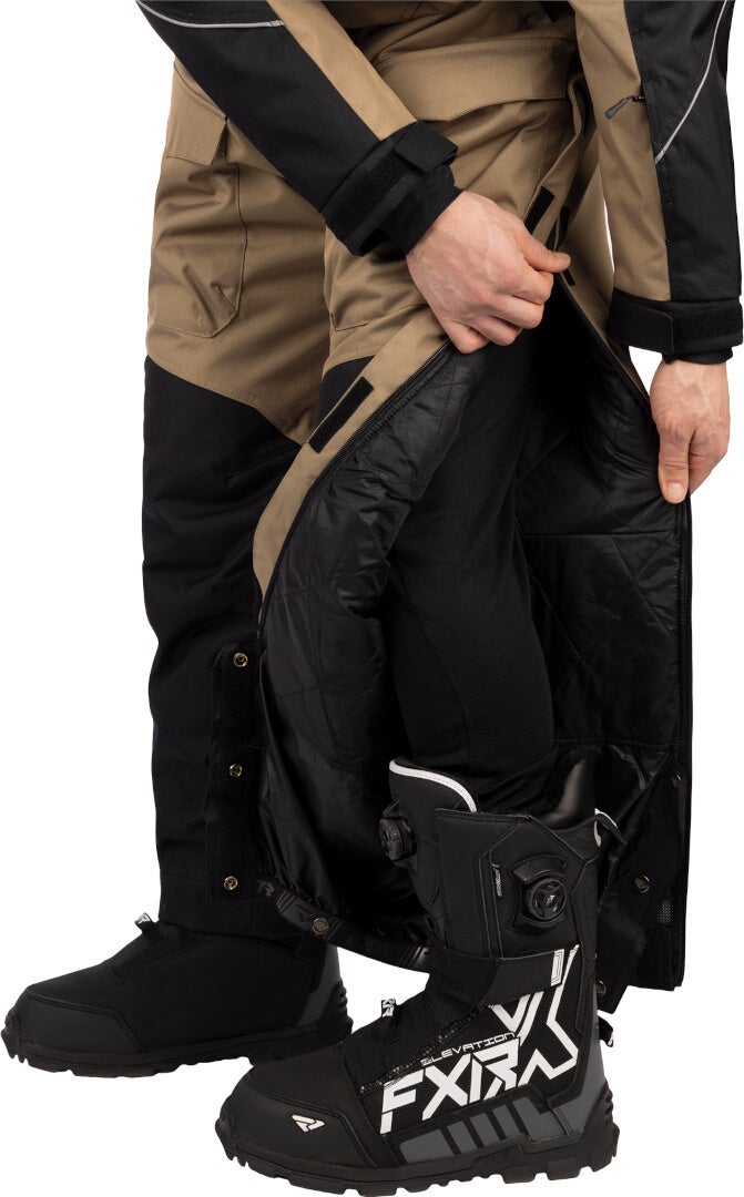 FXR Excursion 2025 Tuta da motoslitta da 1 pezzo nero/marrone S Figura 5