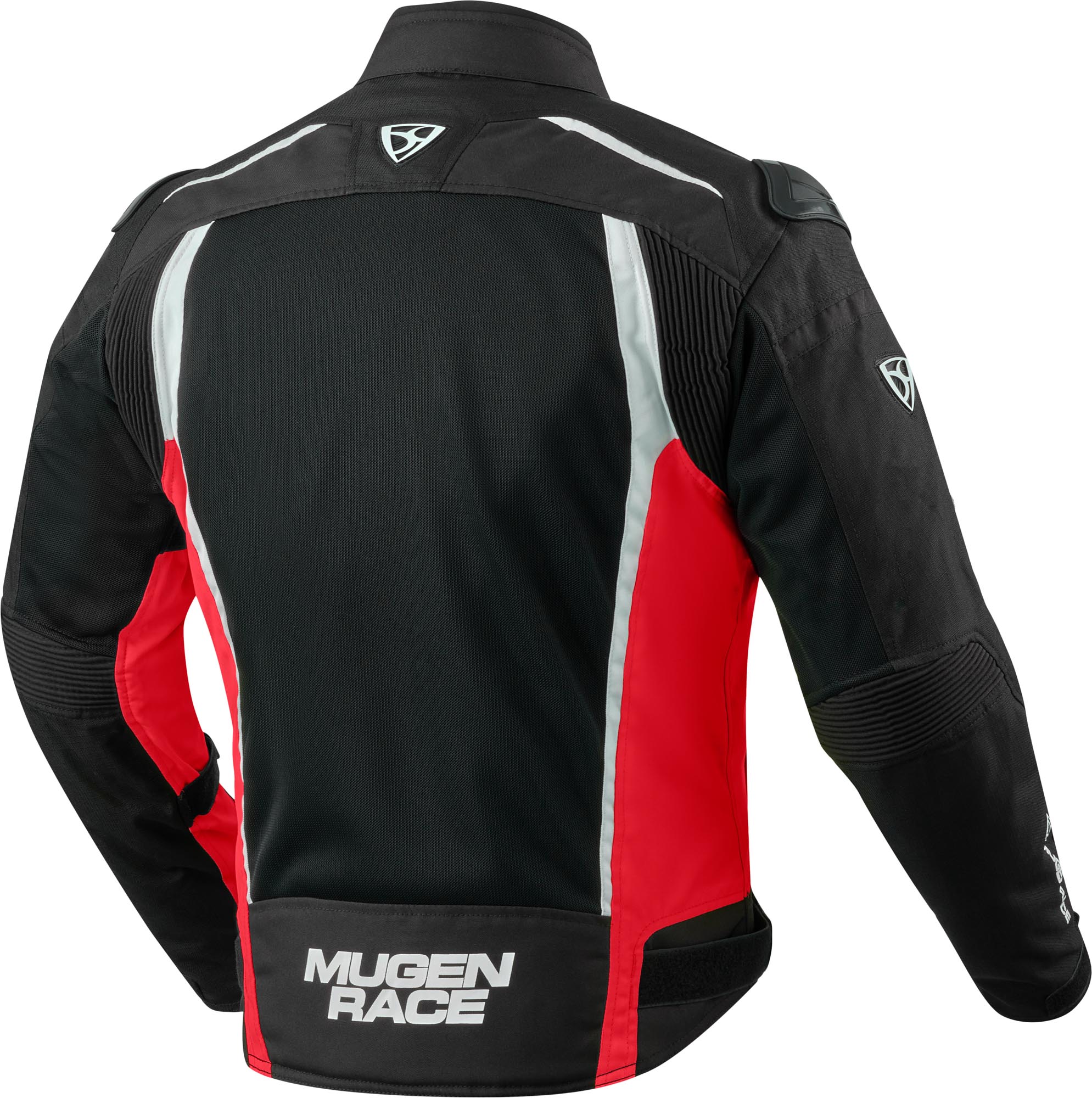 MUGENRACE Diavolo-1 waterproof Motorcycle Textile Jacket black/red/white M Figure 2