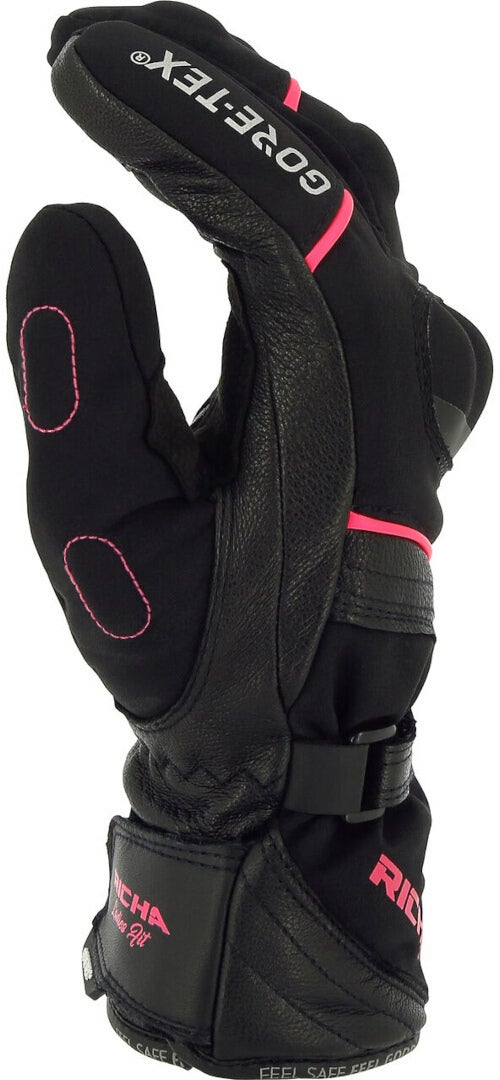 Richa Diana Gore-Tex vandtætte damer motorcykelhandsker sort/pink 2XL Figur 2