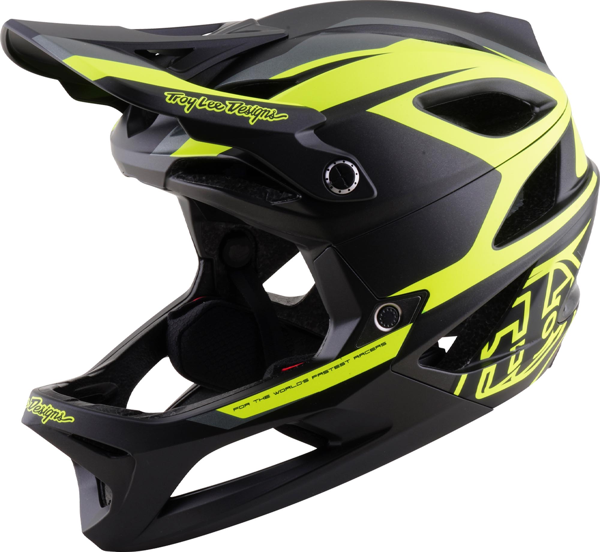 Troy Lee Designs Stage 2 MIPS High VZ 速降头盔 黄色 马里兰党（57/59） 图1