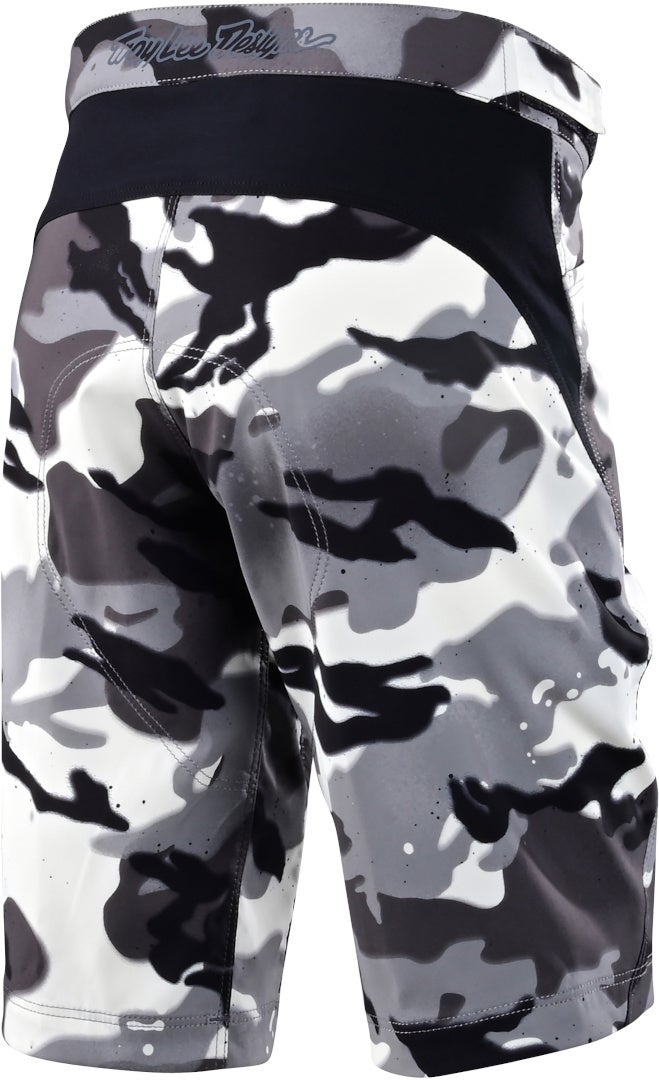 Troy Lee Designs Flowline Shell Spray Camo Youth Bicycle Shorts white camouflage 28 Figure 2