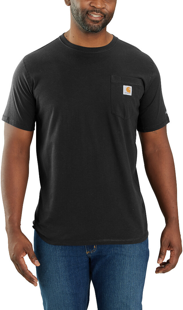Carhartt Force Relaxed Fit Midweight Short Sleeve Pocket T-shirt svart XL Figur 3